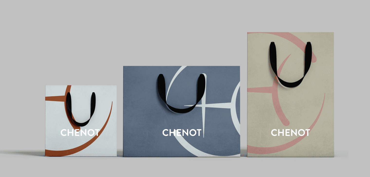 Chenot paper bags graphics